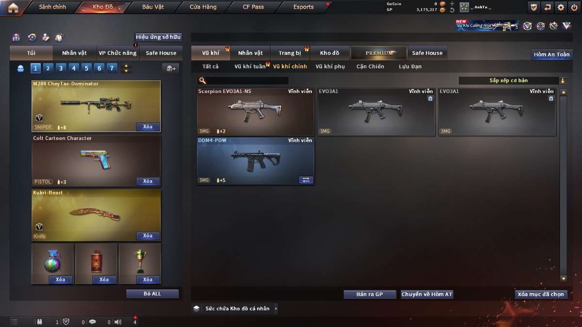 shop acc cf uy tin gia re