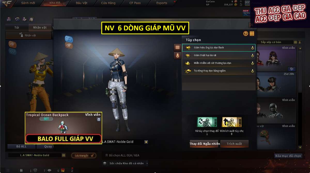 shop acc cf uy tin gia re