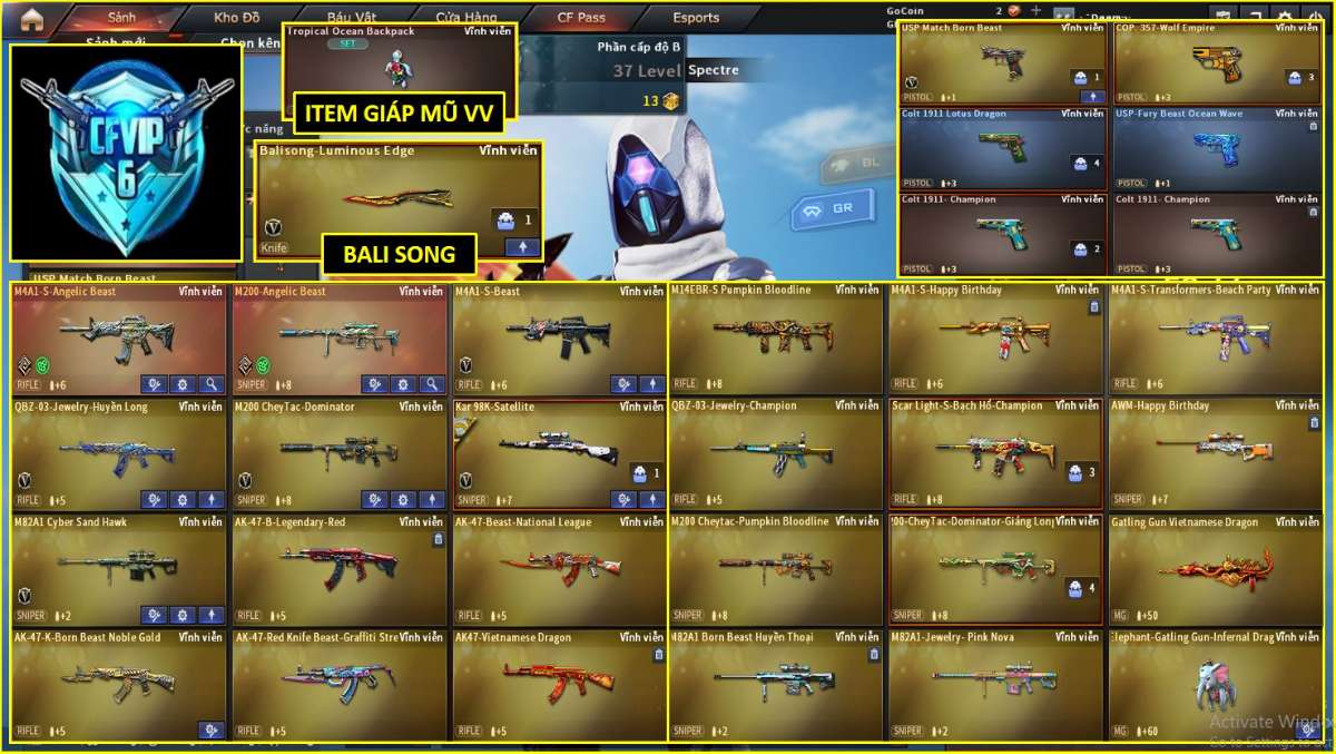 shop acc cf uy tin gia re