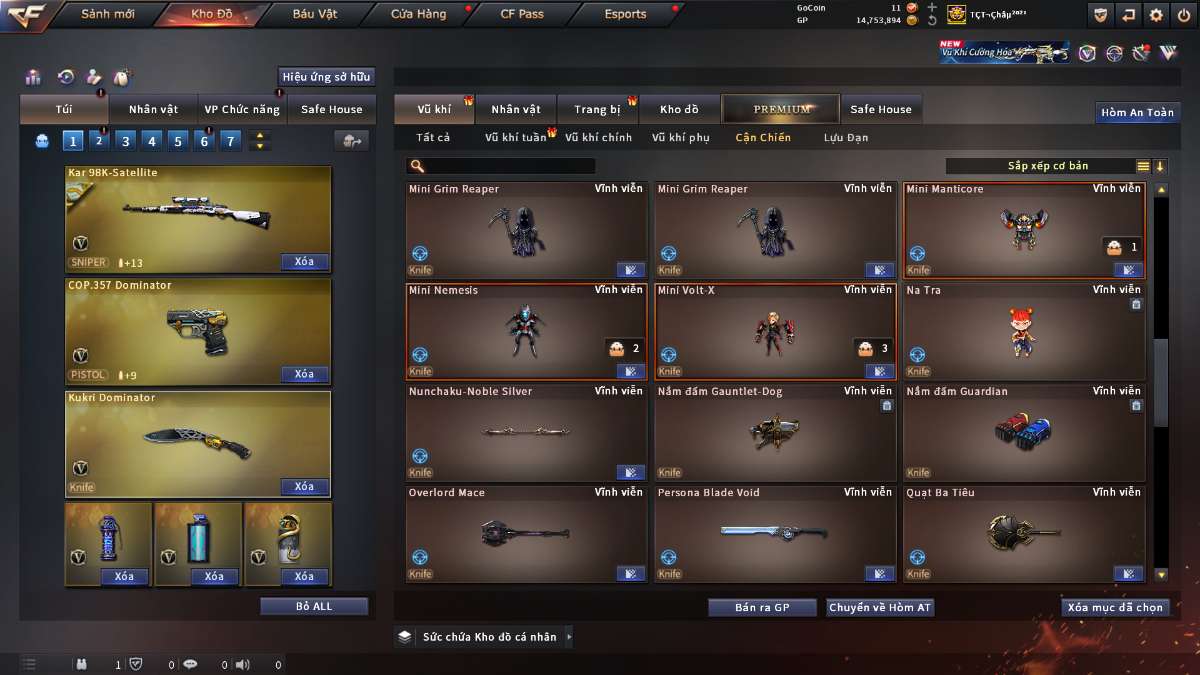 shop acc cf uy tin gia re