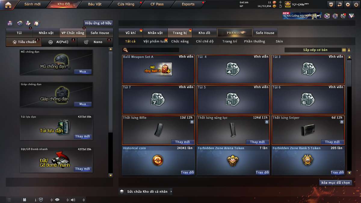 shop acc cf uy tin gia re