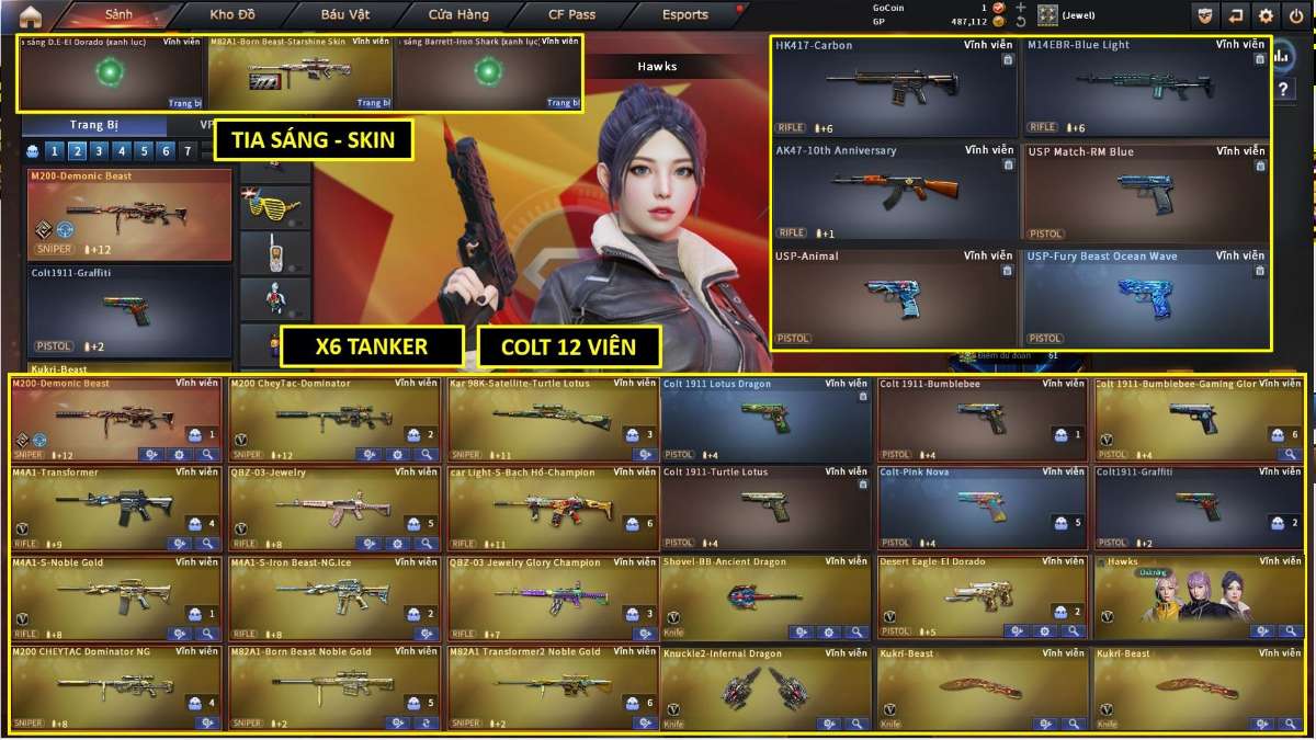 shop acc cf uy tin gia re