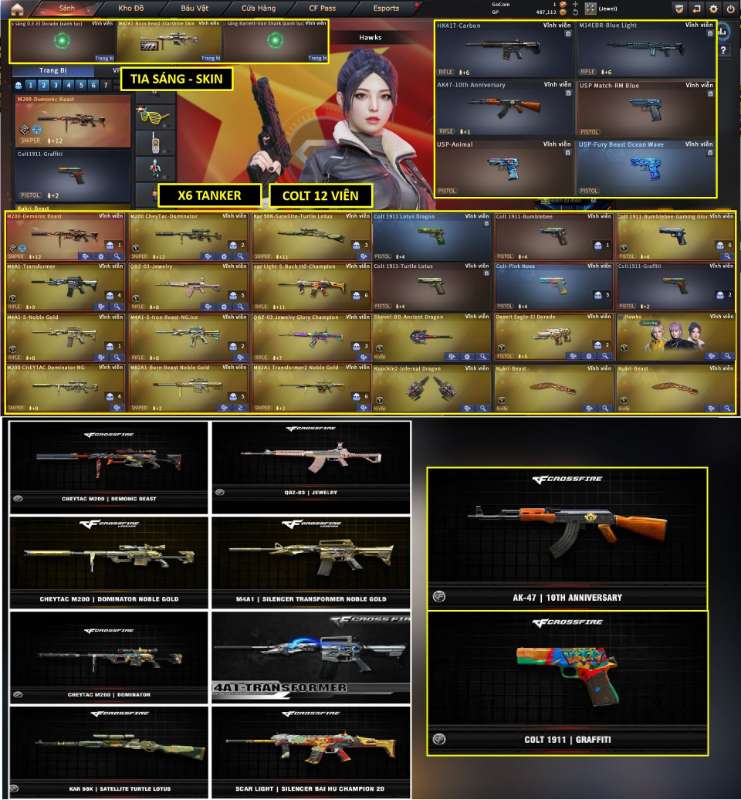 shop acc cf uy tin gia re