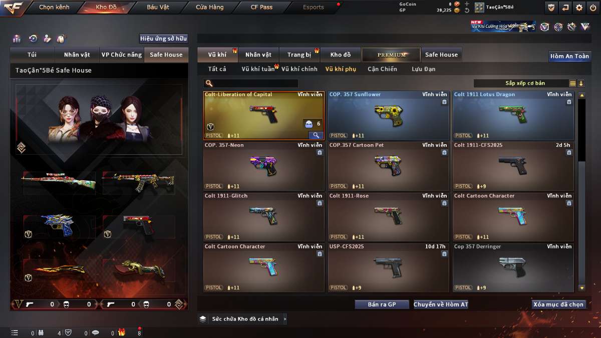 shop acc cf uy tin gia re