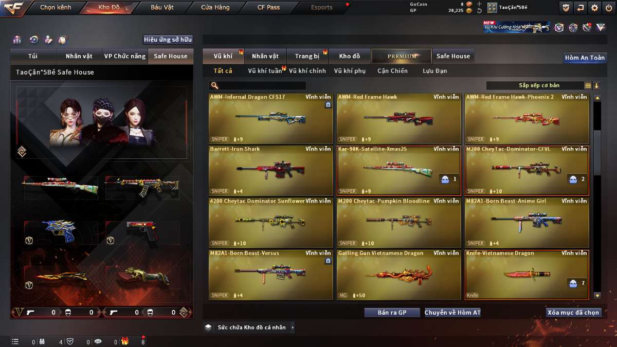 shop acc cf uy tin gia re