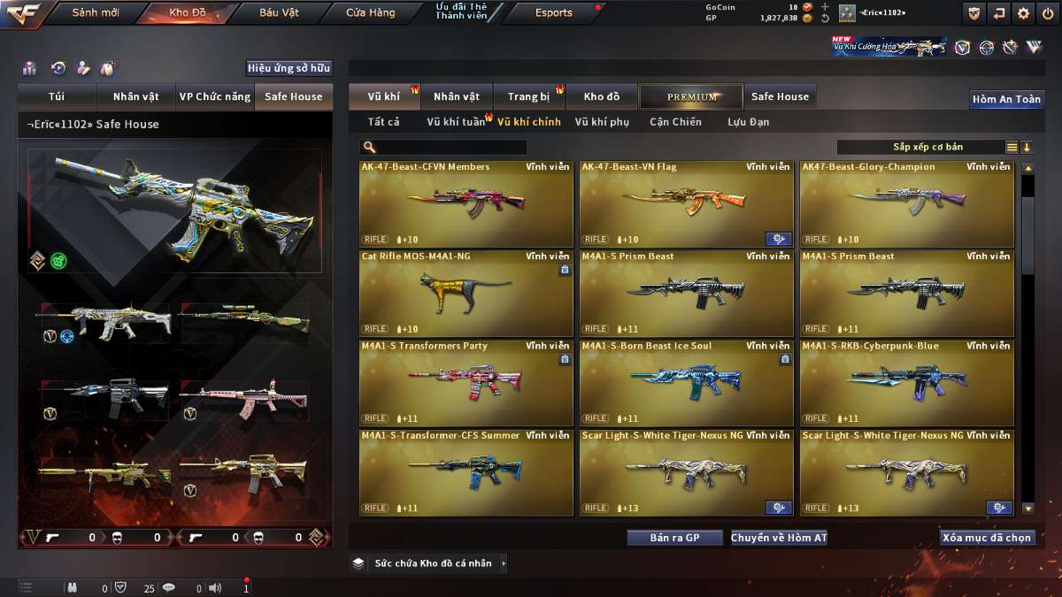 shop acc cf uy tin gia re
