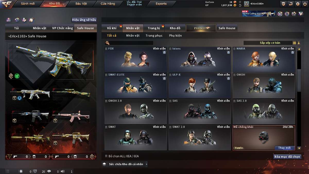 shop acc cf uy tin gia re