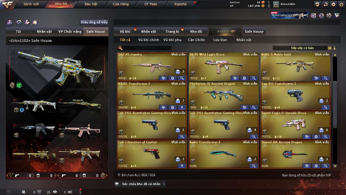 shop acc cf uy tin gia re