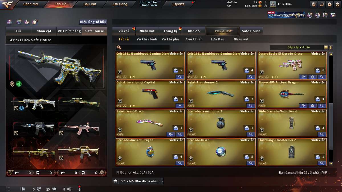 shop acc cf uy tin gia re