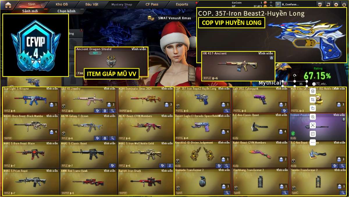 shop acc cf uy tin gia re