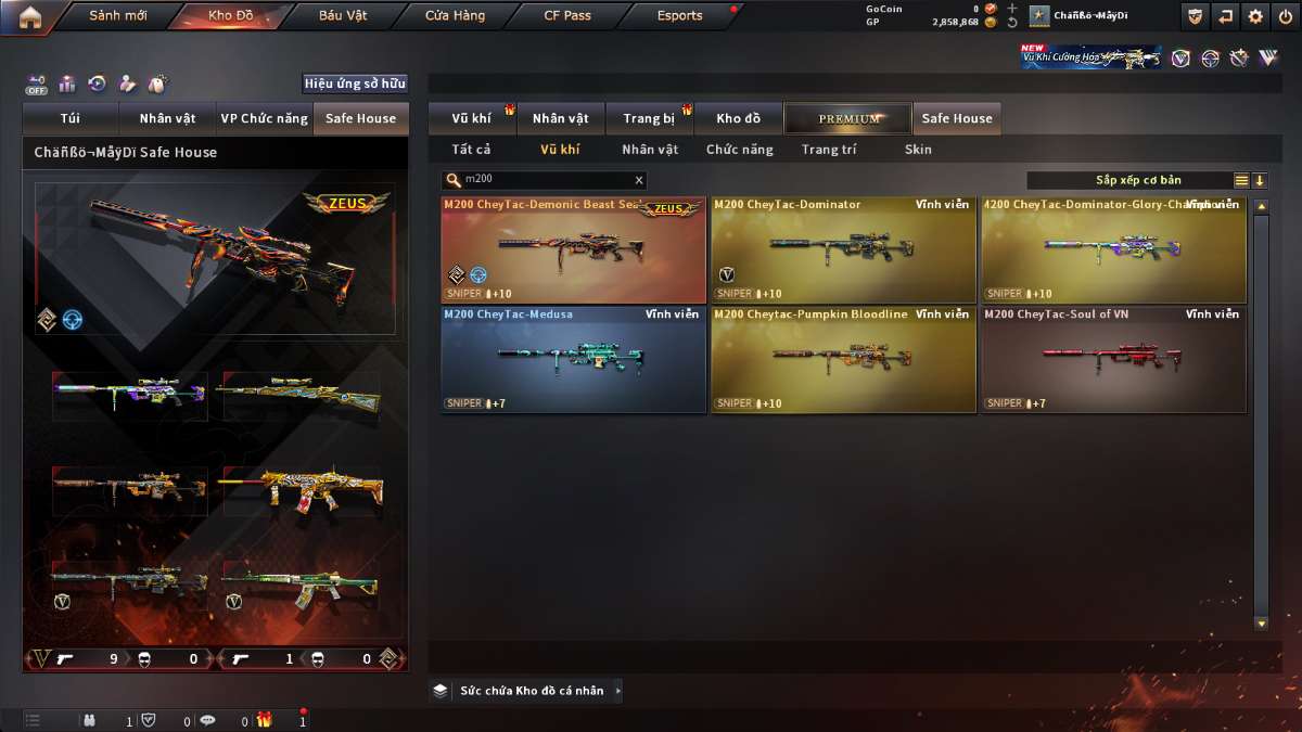 shop acc cf uy tin gia re