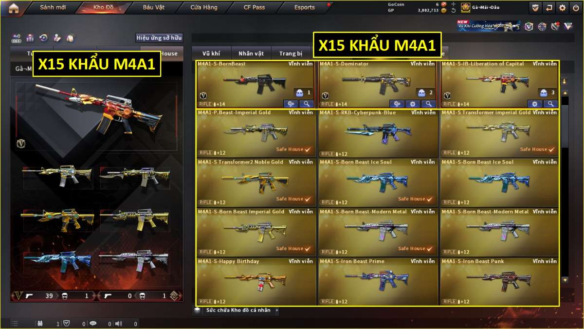shop acc cf uy tin gia re
