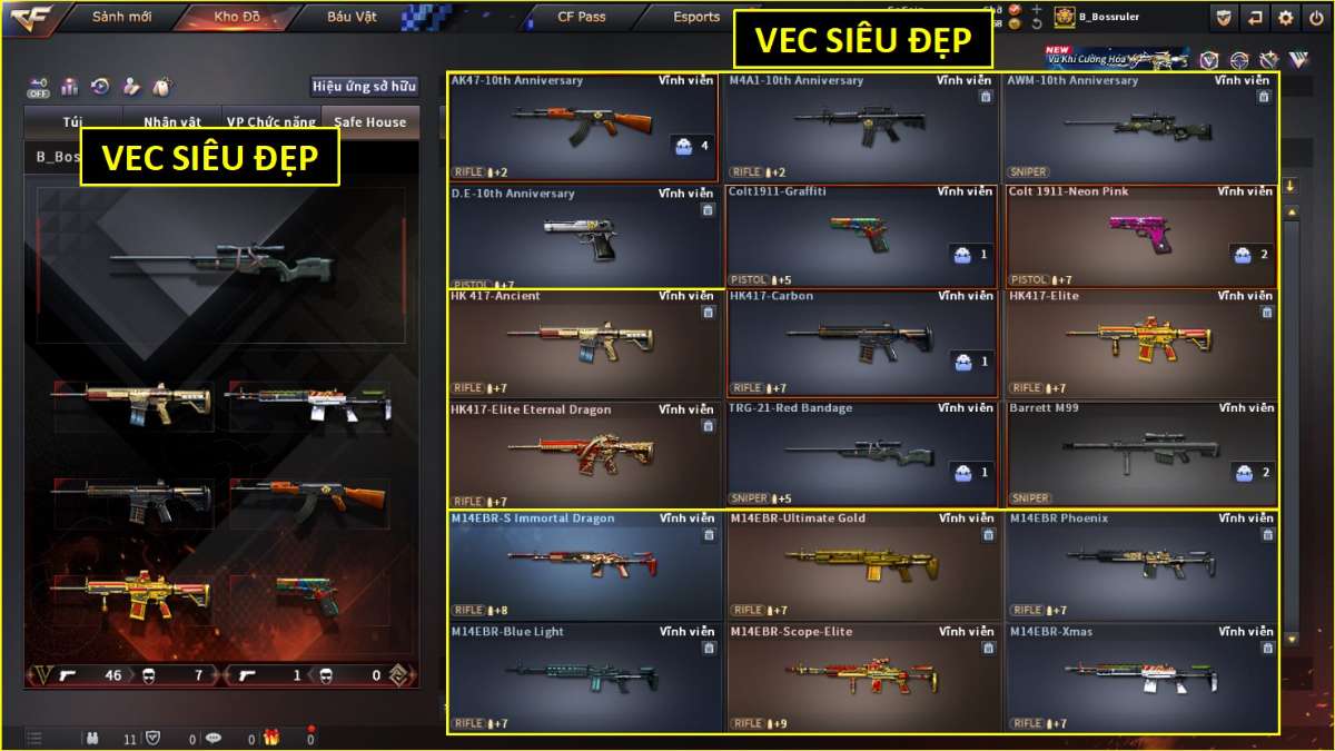 shop acc cf uy tin gia re
