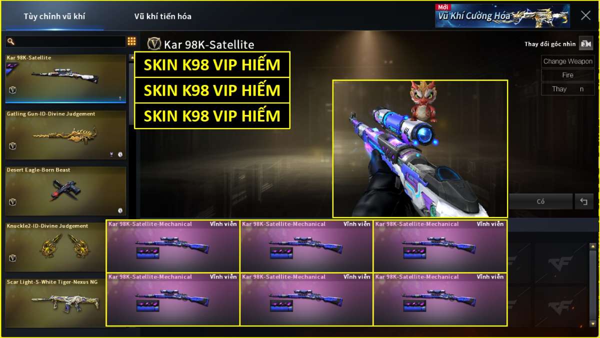 shop acc cf uy tin gia re