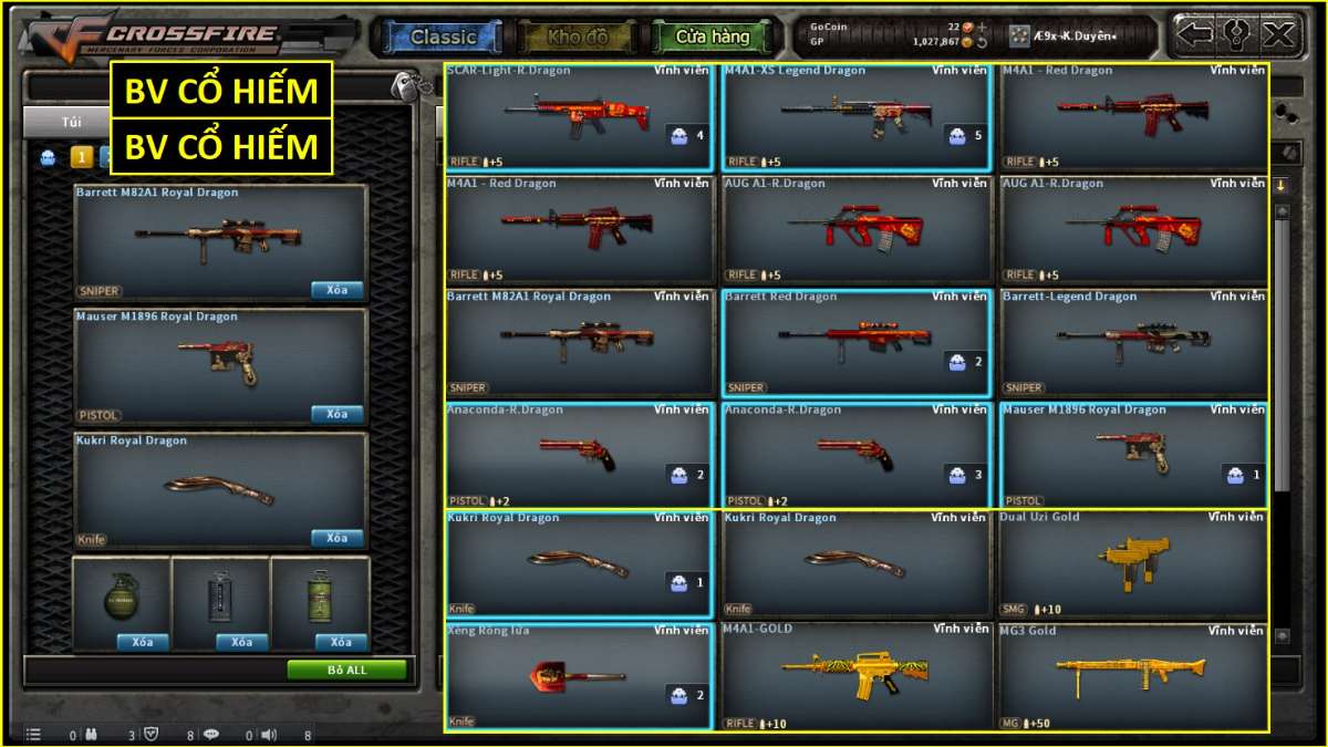 shop acc cf uy tin gia re