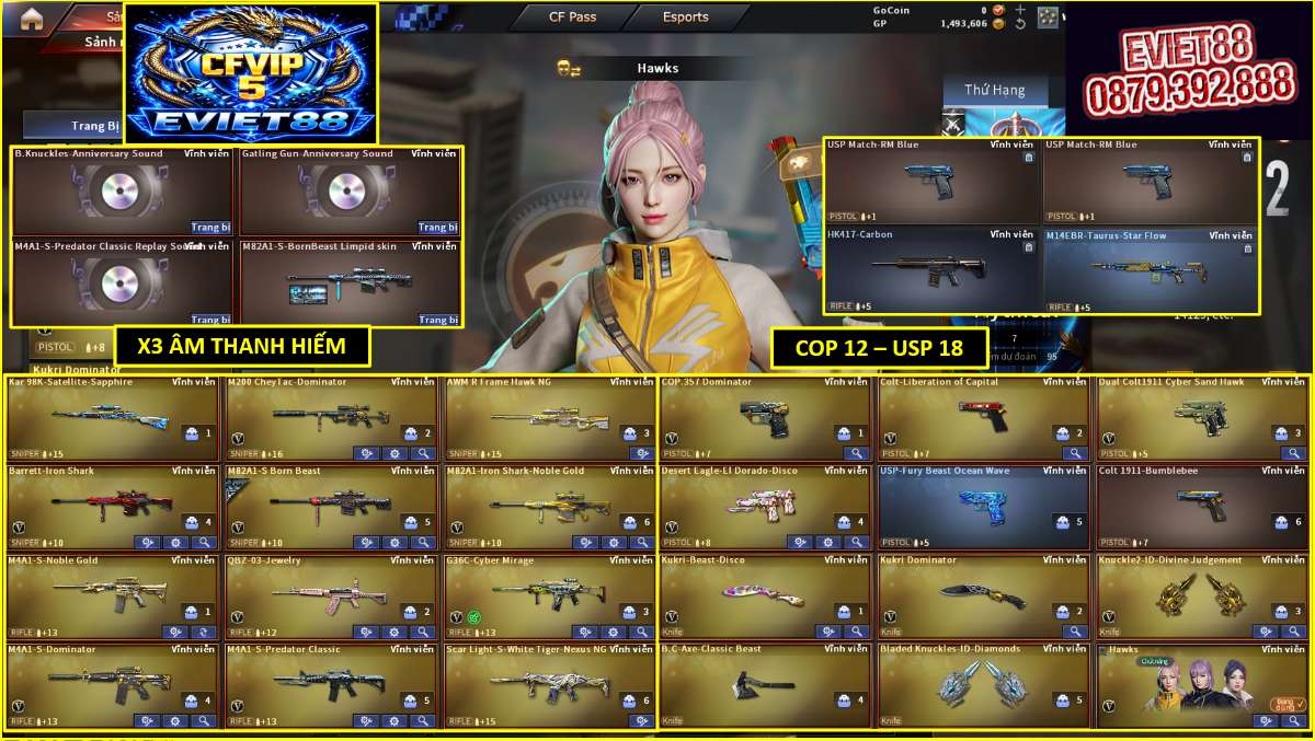 shop acc cf uy tin gia re