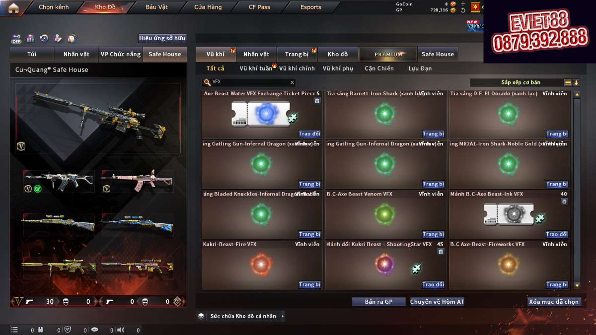 shop acc cf uy tin gia re