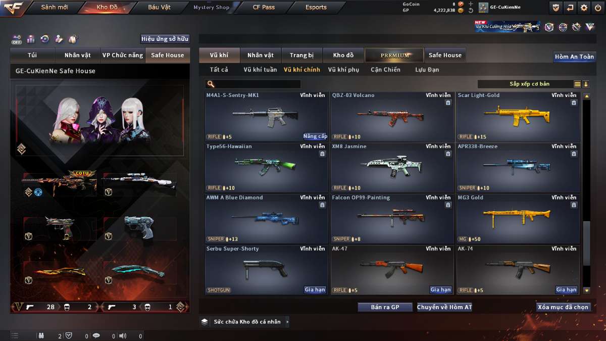 shop acc cf uy tin gia re