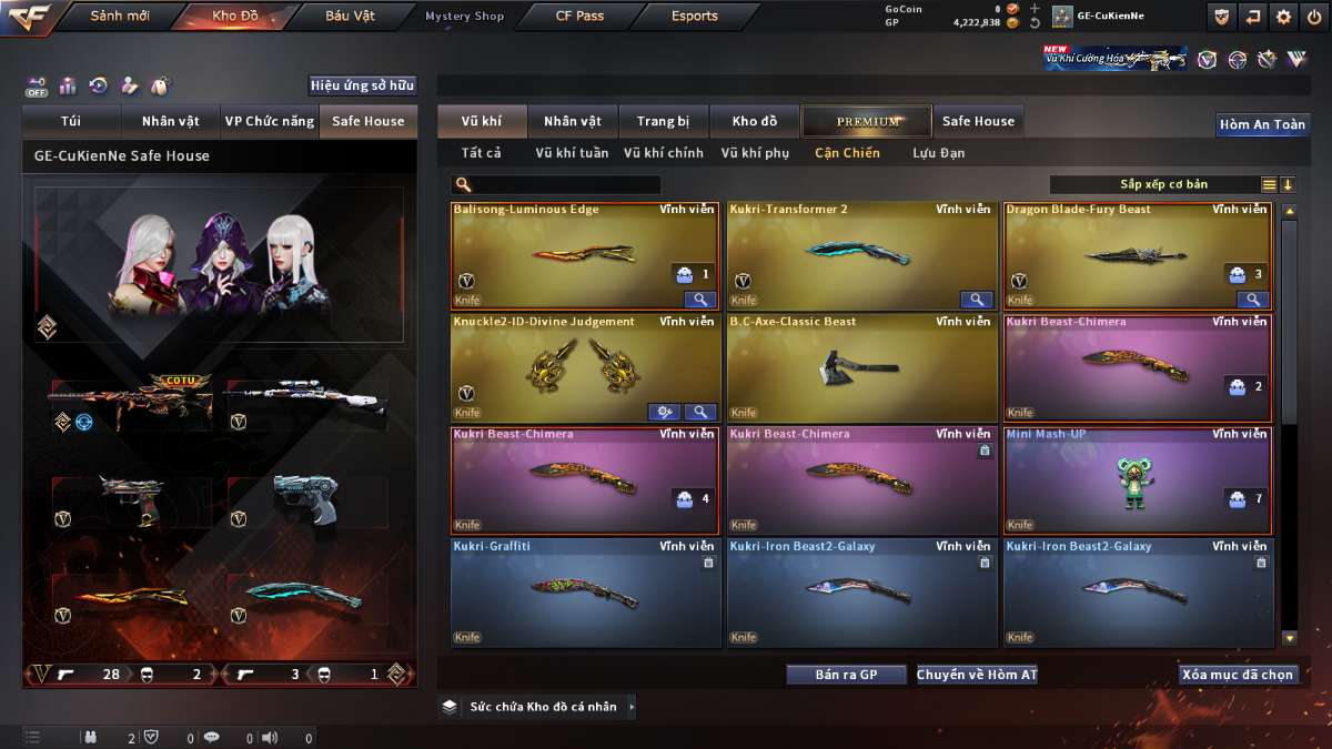 shop acc cf uy tin gia re