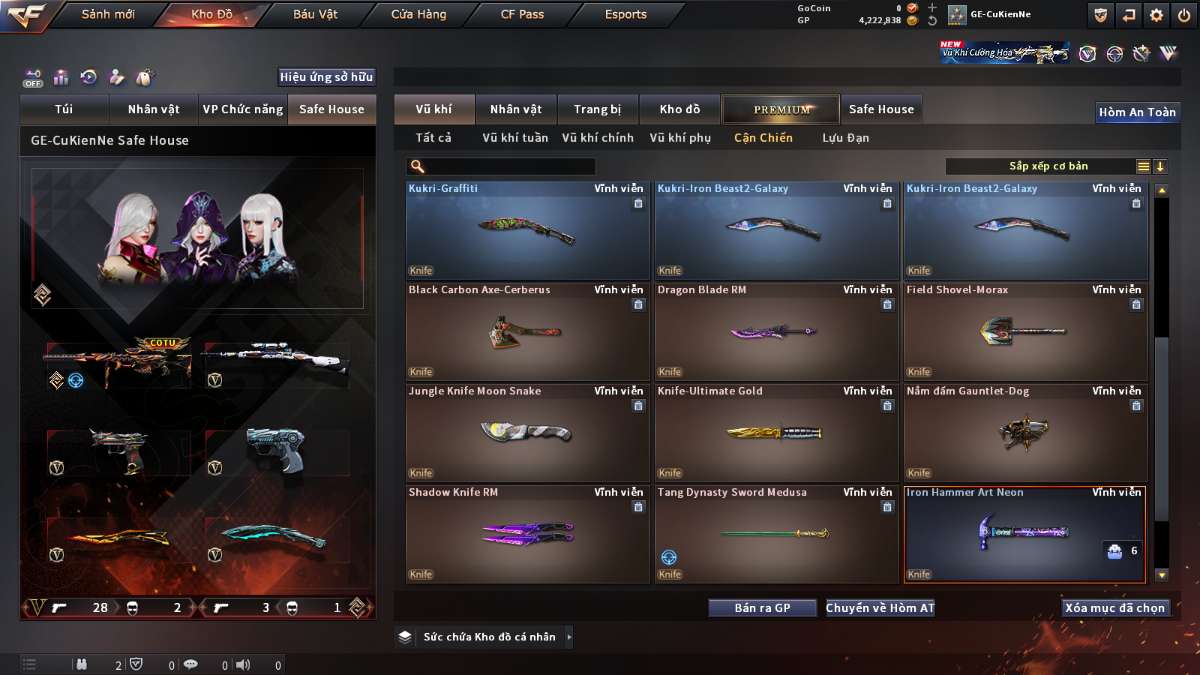 shop acc cf uy tin gia re