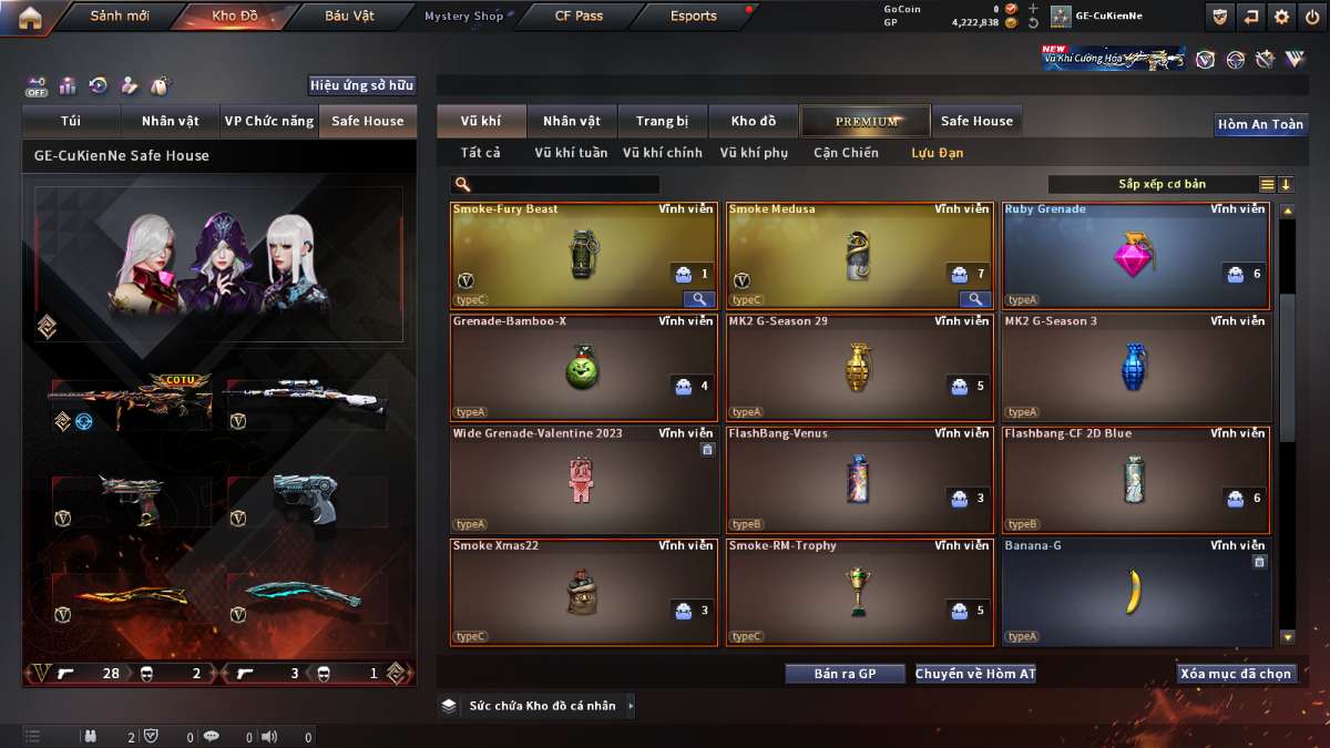 shop acc cf uy tin gia re