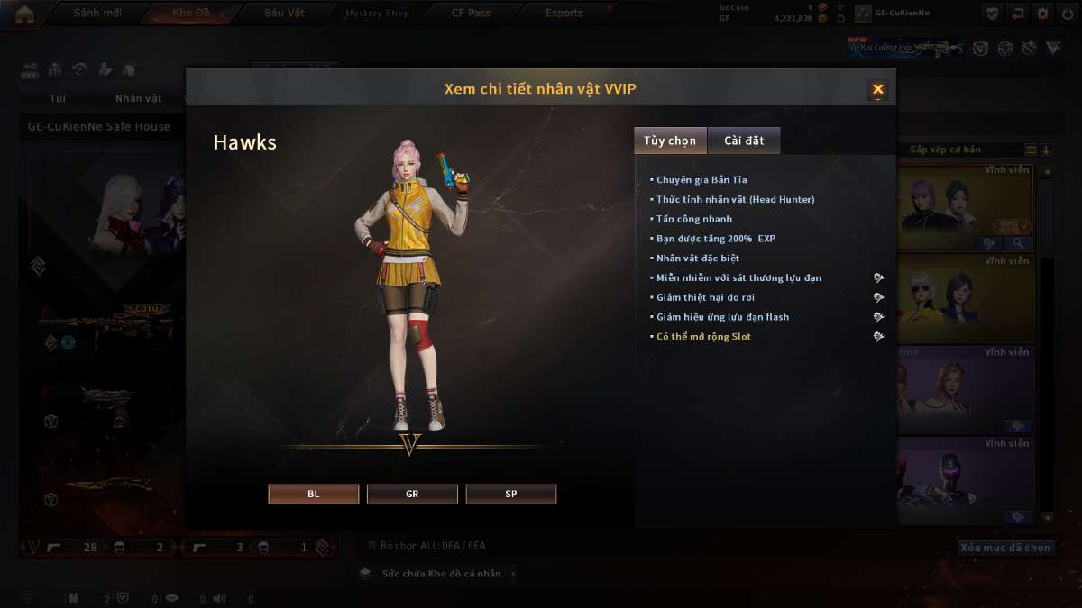 shop acc cf uy tin gia re