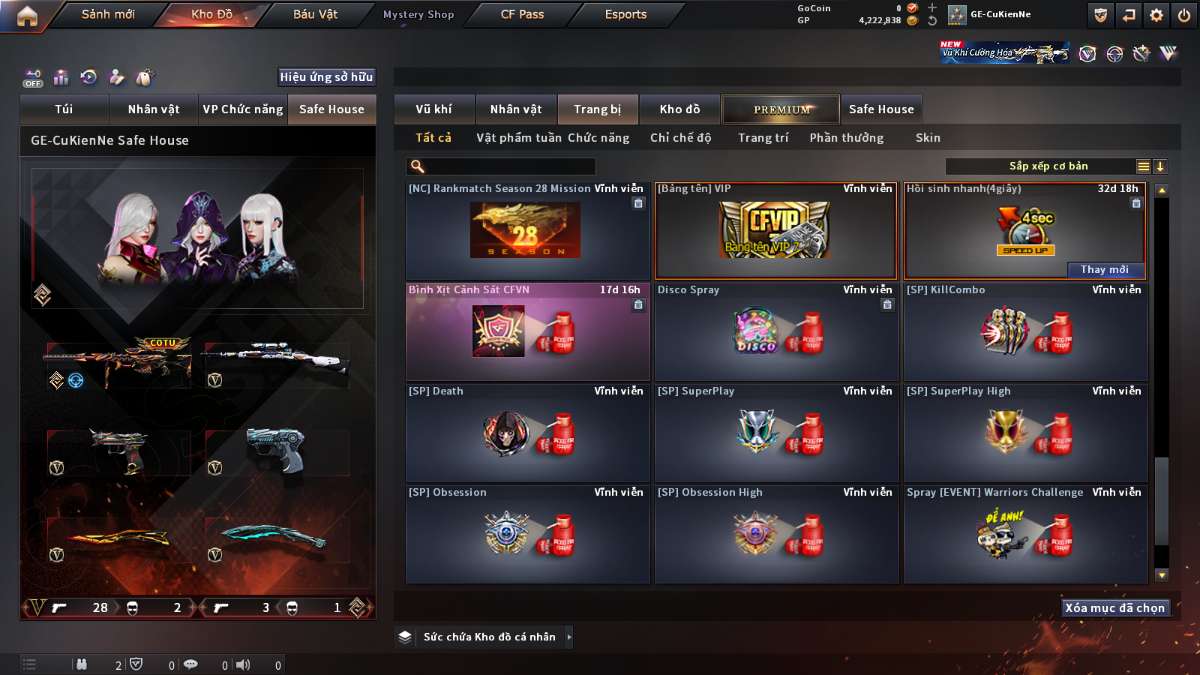 shop acc cf uy tin gia re