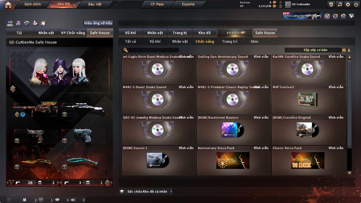 shop acc cf uy tin gia re