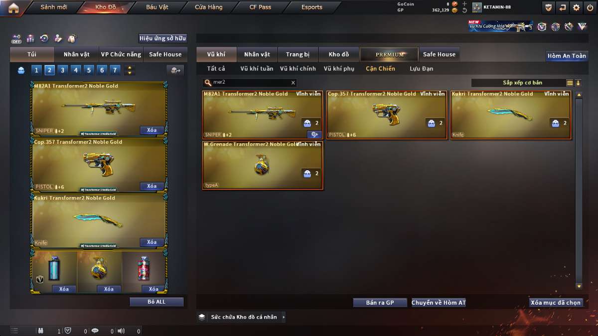shop acc cf uy tin gia re