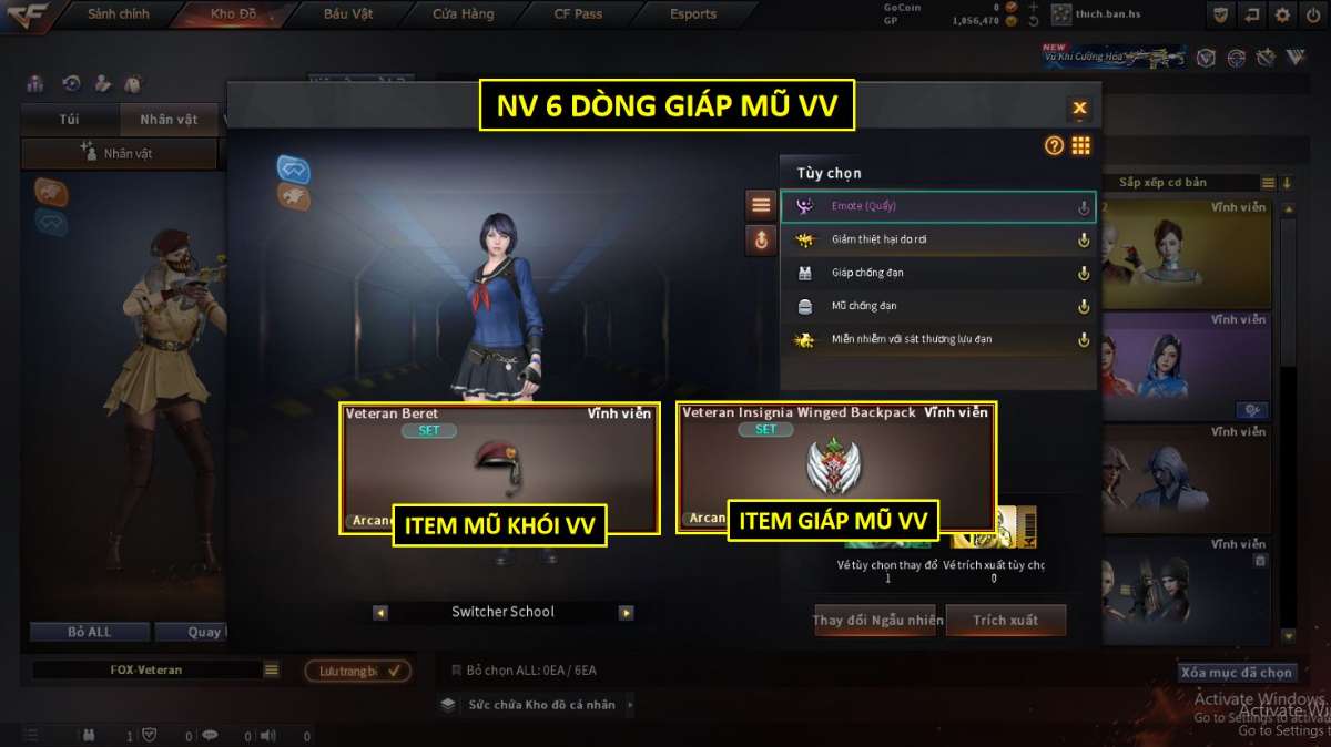 shop acc cf uy tin gia re