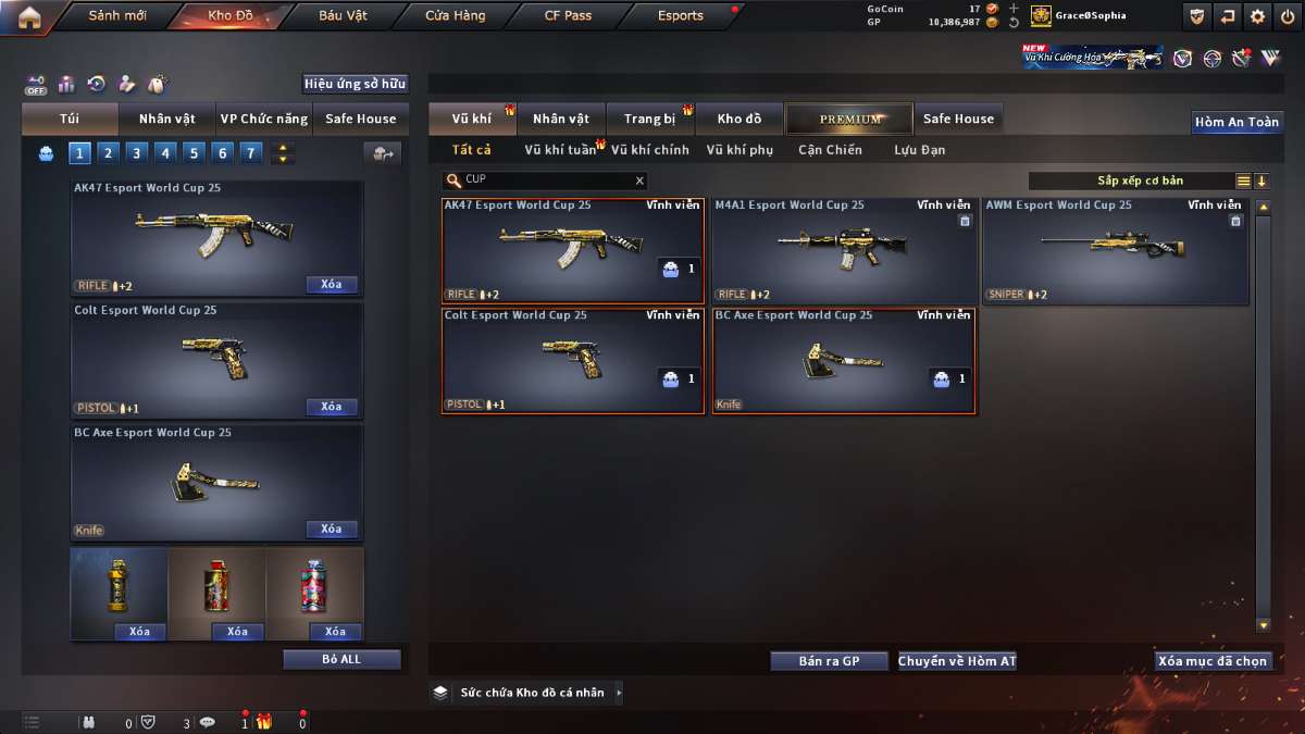 shop acc cf uy tin gia re