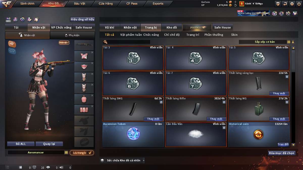 shop acc cf uy tin gia re