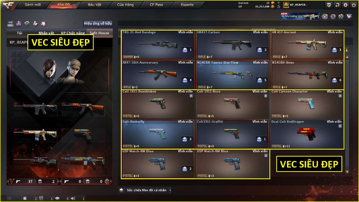 shop acc cf uy tin gia re